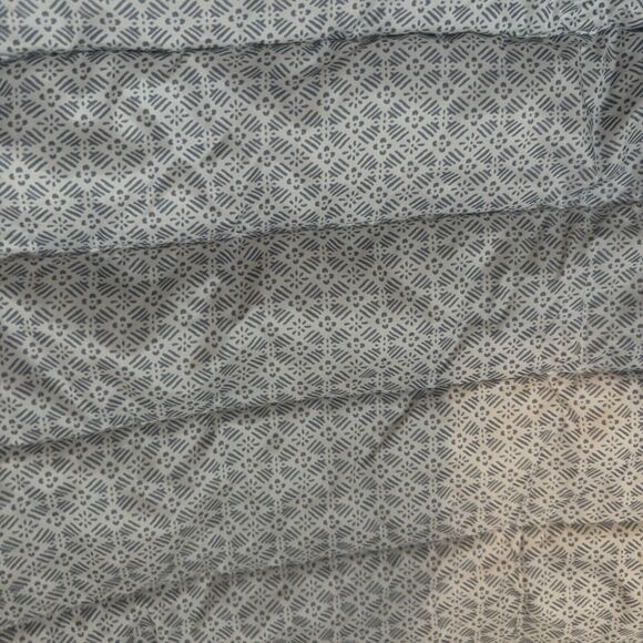 Gap Puffer  Jacket Vest Sleeveless Light Blue & White Womens Medium Full Zip - Picture 5 of 16